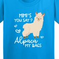thumbnail image 4 of Inktastic Mimi's You Say Alpaca My Bags Youth T-Shirt, 4 of 5