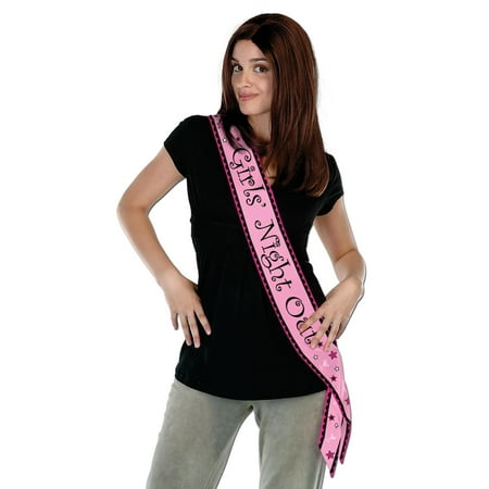 6 Pack Beistle Bachelorette Party Girls' Night Out Satin Sash