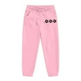 thumbnail image 5 of Hessimy Toddler Boys Girls Spring Summer 2Pcs Crewneck Long Sleeve Sweatshirt Elastic Joggers Pants Soft Sweatsuit(Pink,7-8 Years), 5 of 6