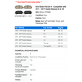 thumbnail image 2 of Rear Brake Pad Set 4 - Compatible with 2011 - 2017 Honda Odyssey 3.5L V6 2012 2013 2014 2015 2016, 2 of 2