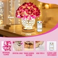 thumbnail image 6 of Artificial Hydrangea Flower Lamp with Remote Control, Hydrangea Flower 3 Color Dimmable Night Light Gifts for Women Mom Wife Friend Birthday Christmas, Bedroom Coffee Shop Store Living Room Decor, 6 of 14