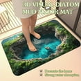 thumbnail image 2 of Diatomaceous Earth Bath Mat with Fast Drying Absorbent Surface and Non Slip Backing for Shower, 2 of 8