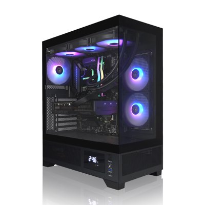 AVGPC Whirlwind Gaming PC | AMD Ryzen 7 7800X3D | Nvidia Geforce RTX 5070 | 32GB 6000MHz DDR5 | 2TB NVME M.2 SSD | 360MM AIO Liquid Cooling | WiFi/AC | Windows 11 Home Black