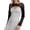 Black, variant on Womens Long Sleeve Mesh Fishnet Blouse Summer Fashion Boat Neck Hollow Out T-Shirt Lightweight Layering Crop Top