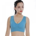 thumbnail image 3 of Plus Size Bras For Women Seamless Bra With Pads Big Size Bralette Push Up Brassiere Bra Vest Wireless 4XL 5XL 6XL, 3 of 5
