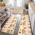 thumbnail image 2 of Red Mushroom Frog Light Pattern Kitchen Rugs Sets Of 3,Kitchen Runner Rugs Non Skid Washable,Decorative Kitchen Floor Mats for Kitchen,Sink,Laundry,17"x30"+ 17"x47" + 17"x59", 2 of 6