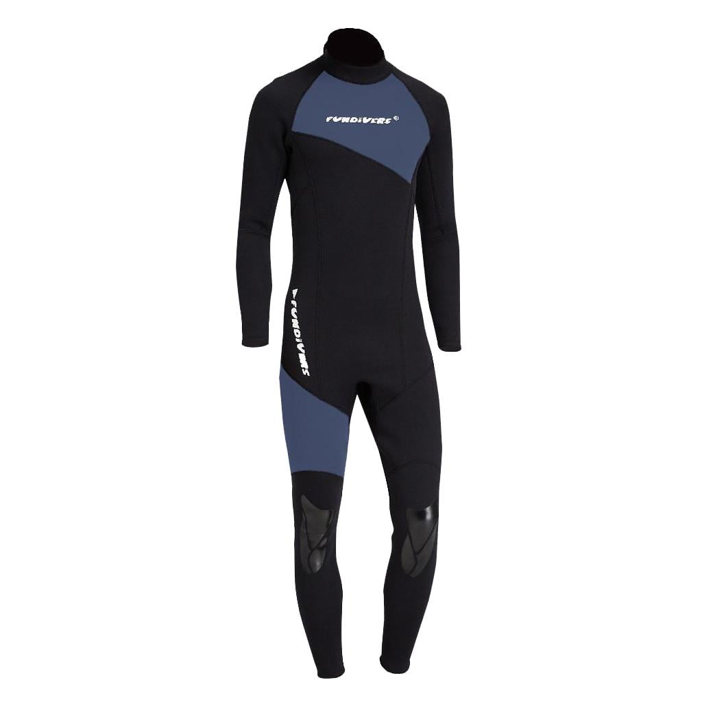 Men's 5mm Wetsuit Long Sleeve Full Body Diving Suit Swimming Surf Rash Guard 