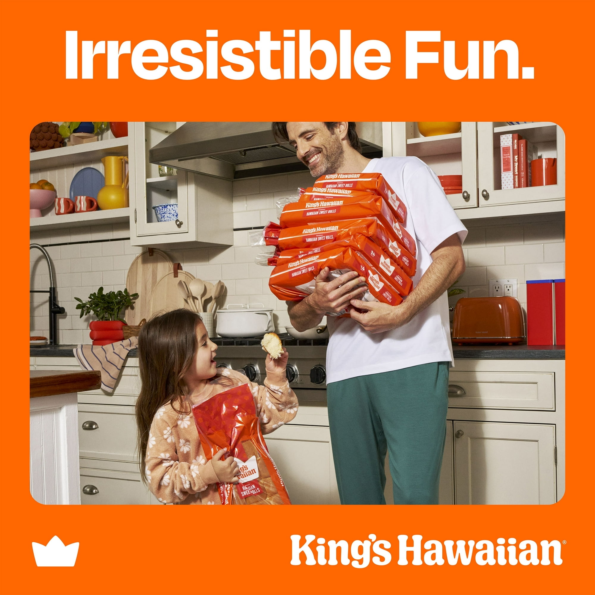King's Hawaiian Original Hawaiian Sweet Rolls 12 Count, 12oz, Shelf-Stable