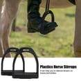 thumbnail image 3 of Estribos Para Caballos, 2 Uds. Estribos De Plástico Para Montar A Caballo Con Almohadilla De Goma Antideslizante Negra Accesorios Para Sillas De Montar Ecuestres Para Aliviar, 3 of 7