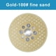 thumbnail image 1 of Disco de Corte para Amoladora Angular, Diamante Galvanizado de Doble Cara En Forma de Estrella, 4,5 Pulgadas, Eje 5/8-11, Esmeril Dorado para Corte En Seco y Húmedo, Reacabado de Bordes de Fibra de V, 1 of 3