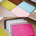 thumbnail image 4 of Inteprter Alfombrillas de baño de terciopelo coralino para una experiencia de baño lujosa alfombras de baño seguras fondo antideslizante verde Type3 NO3, 4 of 6