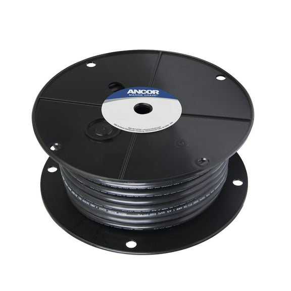 Ancor Black 4 AWG Tinned Copper Battery Cable - 500'