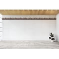 thumbnail image 3 of Dundee Deco Prepasted Wallpaper Border - Patriotic Brown, Green, Beige Crated Hens, US Flag, 15 ft x 10 in, 3 of 6
