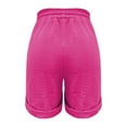 thumbnail image 4 of BKQCNKM Gauze Shorts for Women, Linen Shorts for Women, Wide Leg Shorts for Women, Wide Leg Shorts for Women, Linen Shorts for Women, Hot Pink XXL, 4 of 5