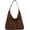 Brown, variant on Vintage Suede Tote Bag for Women Casual Large Capacity Shoulder Bag Travel Satchel Bags Ladies Handbags