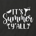 thumbnail image 2 of It's Summer y'all T-Shirt | Cool Summertime Black Tee Gift, 2 of 5