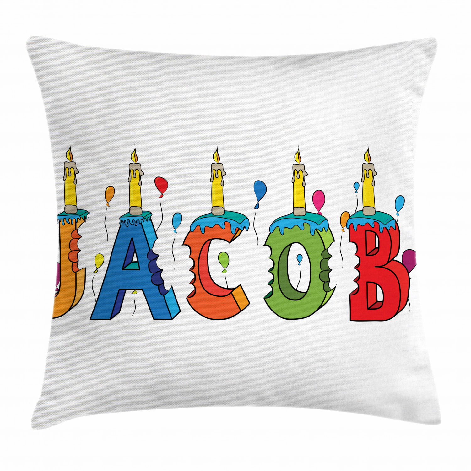 18x18 Multicolor Gifts For Cartoonist Cartoonist Simple Title Throw Pillow 
