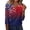 Dark Blue #013, variant on 250th Anniversary USA Shirts for Women Plus Size 3/4 Sleeve Tshirts Casual USA Flag Print Pullover Independence Day Patriotic Tops 4th of July Celebration Party V Neck 1776-2026 Blouses Blue XL