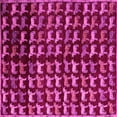thumbnail image 1 of Ahgly Company Indoor Square Abstract Pink Modern Area Rugs, 8' Square, 1 of 4