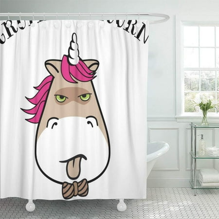 Yusdecor Yellow Hy Grumpy Unicorn Funny Kids Smiles Birthday Grumpy Unicorn Funny Kids Smiles