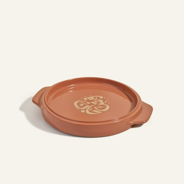 Our Place Flipping Platter A ceramic platter for recipes that call for a 180° Noosh-e-Joon, Spice