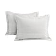 thumbnail image 5 of Clipped Stripe Jacquard Comforter Set Neutral 3Pc Set Full/Queen, 5 of 8