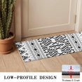 thumbnail image 3 of Black Geometric Striped Pattern Door Rugs,Washable Non Slip Door Mats Indoor,Decorative Door Mats,Entry Mat Indoor for Entrance,Bedroom,Kitchen,Bathroom,16"x47", 3 of 6