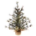 thumbnail image 2 of Vickerman B165427 36 in. Green Dakota Pine Christmas Tree with Burlap Base 89 Tips, 2 of 2