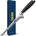 thumbnail image 1 of HOSHANHO Fillet Knife 7 Inch, Razor Sharp Boning Knife for Meat Poultry Chicken Cutting, Japanese High Carbon Powder Steel Fish Knife with Flexible Blade and Pakkawood Handle, 1 of 6