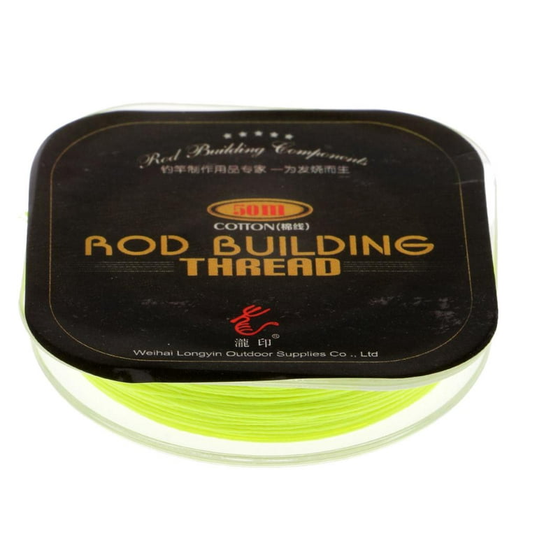 Fishing Rod Guide Wrapping Lines, Rod Building Thread, 4 Colors Available ,  Yellow 