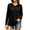 Black-Curved Hem, variant on FchengtaiS Long Sleeve Raglan Shirts for Women Color Block Baseball Tops Casual V Neck Basic Tees Fall Fashion Clothes