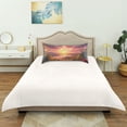 thumbnail image 6 of Dailycode Satin Pillow Case King Silk Pillow Cover for Hair and Skin Envelope Closure Beautiful Sunrise over Mountains 20"x40", 6 of 9