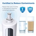 thumbnail image 5 of Waterspecialist DA29-00003G Refrigerator Water Filter, Replacement for Samsung DA29-00003B, RSG257AARS, RFG237AARS, DA29-00003F, HAFCU1, RFG297AARS, RS22HDHPNSR, WSS-1 (Pack of 3), 5 of 9