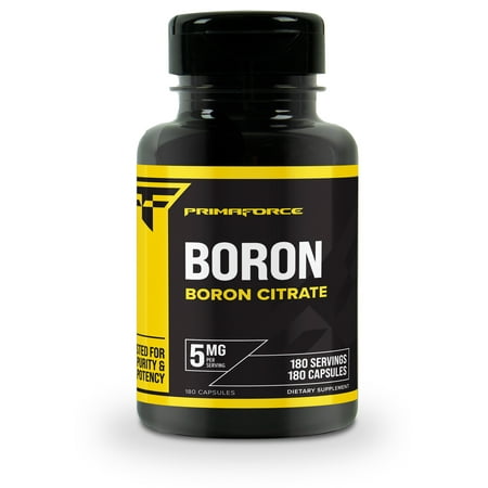 PrimaForce Boron Capsules 5mg  180 Vegetarian Capsules