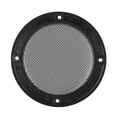 thumbnail image 1 of Speaker Grills, 2 Pcs 4 Inch Audio Speaker Cover Decorative Circle Protective Metal Mesh Coverblack And Black, 1 of 8