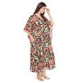 thumbnail image 3 of Oussum Women Plus Size Kaftan Dresses for Ladies Kimono Sleeve Caftan Long Maxi Kaftans Online, 3 of 8