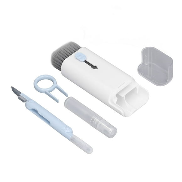7 In 1 Keyboard Cleaner Kit Multi Functional Electronic Cleaning Kit for Earphone Camera Light Blue