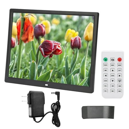 Image of 1024x768 Digital Frame Digital Photo Frame 15in Digital Frame With Remote Controller For Home Office Prise Am?ricaine