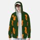thumbnail image 2 of Fotbe Bold Squirrel Silhouettes Chaqueta con Protección Solar UPF 50+ para Hombre y Mujer, Camisa con Capucha y Bolsillos-X-Large, 2 of 7
