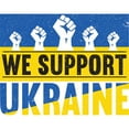 thumbnail image 3 of CafePress - We Support Ukraine Pajamas - Women's Short Sleeve Print T-Shirt and Pants Dark Cotton Pajama Set, 3 of 7