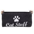 thumbnail image 1 of Pet Toy Storage Bin Dog and Cat Accessory Felt Basket Chest Organizer Container, 1 of 3