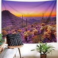 thumbnail image 2 of Tapiz de pared con plantas tropicales y cactus, 150 x 100 cm, fibra de poliéster, 2 of 2