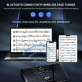thumbnail image 3 of JOYO JSP-01 Rechargeable Bluetooth Page Turner Foot Pedal, Anti-Slip Rubber Base ABS Build for Guitar & Keyboard Musicians, Compatible with iOS & Android Devices, 3 of 7