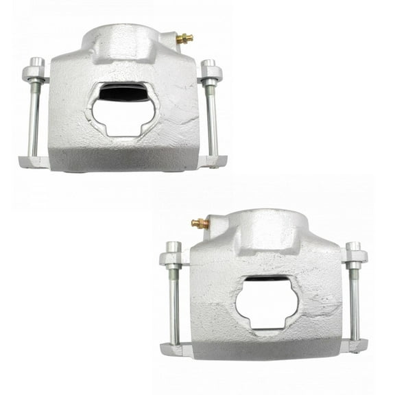 TRQ Front Brake Caliper Set Compatible with 79-92 Cadillac 81-82 Checker 79-95 Chevrolet GMC