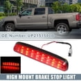 thumbnail image 2 of Tail High Mount Brake Stop Light No.UP2151580B 3rd Third Brake Light for Ford F-250 2013-2016 ABS Red, 2 of 6