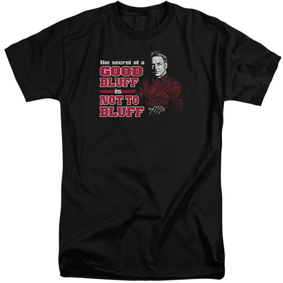 Ncis No Bluffing Adult Tall T-Shirt Black