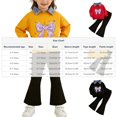 thumbnail image 6 of Eltusu Girls Outfit Sets, Long Sleeve Collared Fare Leg Sweatshirts&Sweatpants Sets Black Size 7-8 T, 6 of 6