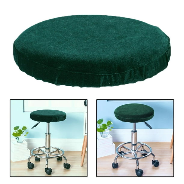 Lujosa funda forma forma forma impermeable para taburete , elástico para asiento de silla a prueba de polvo Verde Macarena Fundas Elásticas
