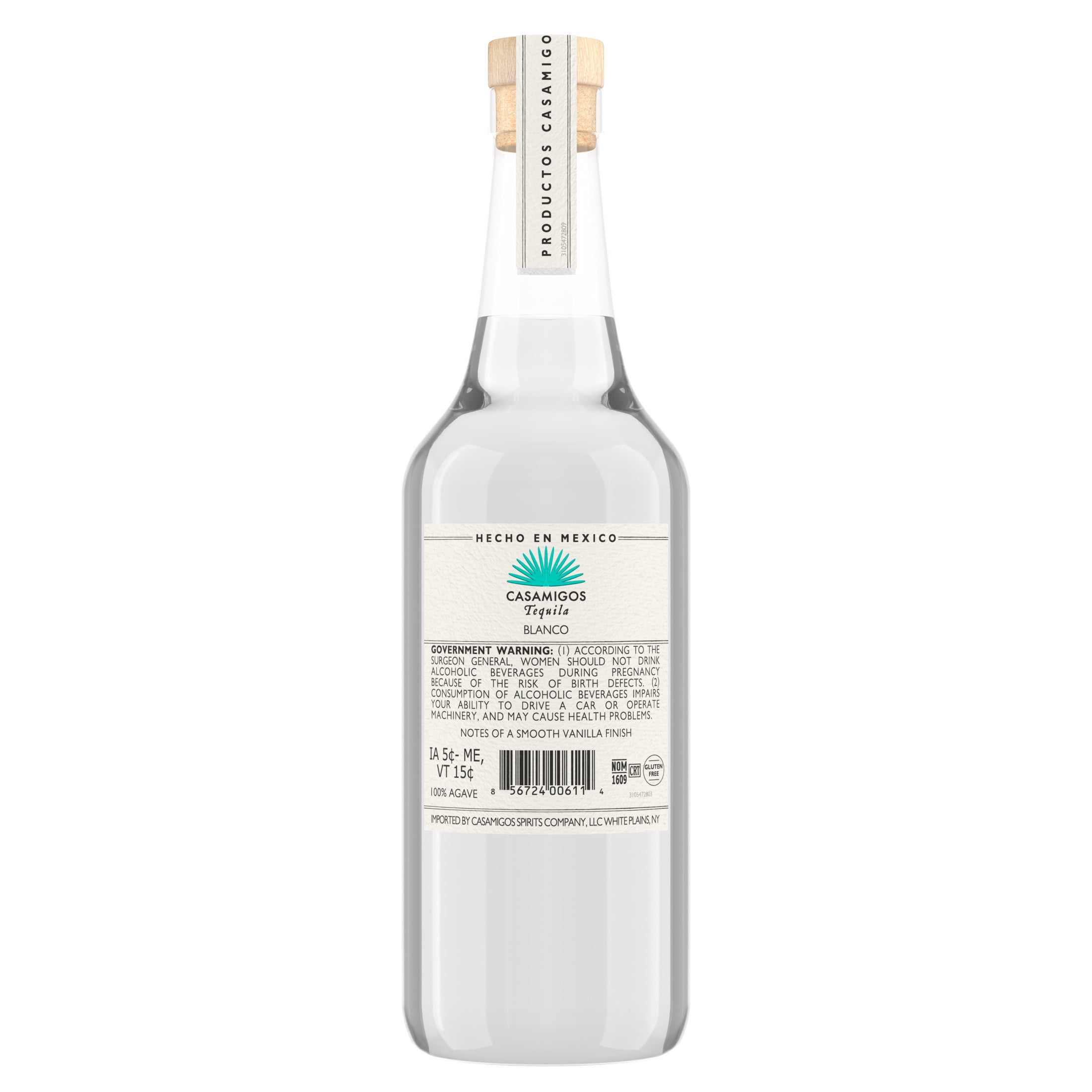 Casamigos Blanco Tequila, 750 mL, 40% ABV - Walmart.com