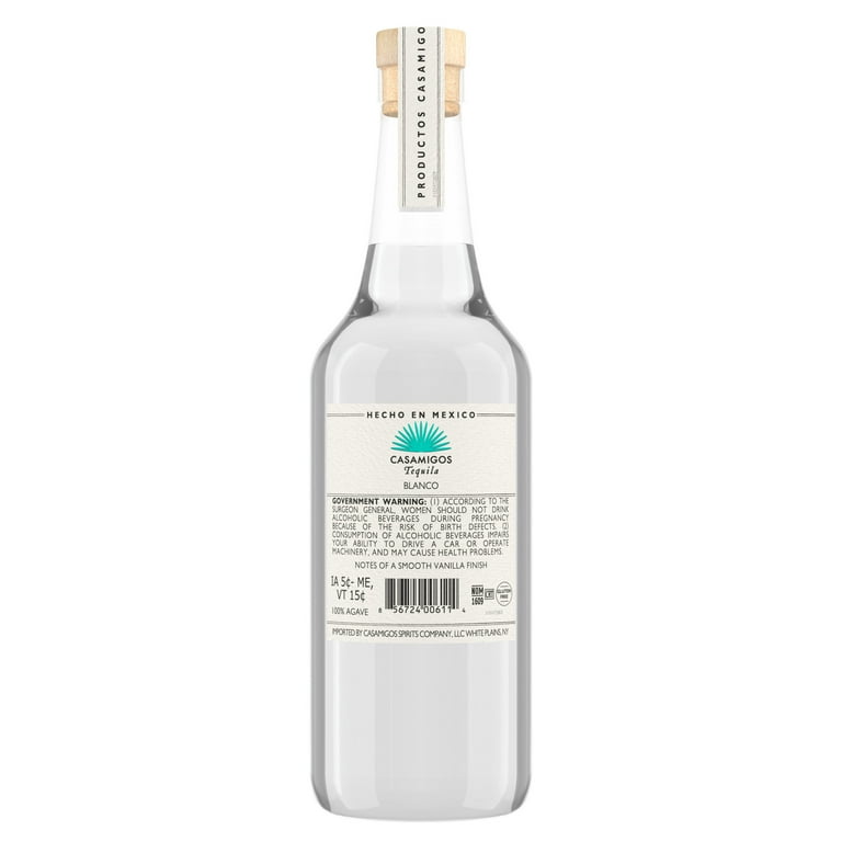 Casamigos Blanco Tequila, 750 mL, 40% ABV - Walmart.com